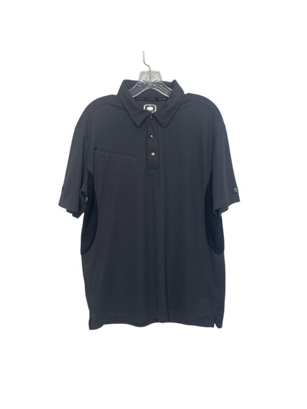 Ogio Markwest Golf Polo Shirt Mens Large Gray Embroidered Logo